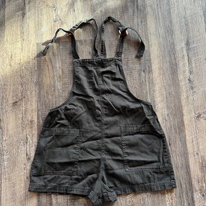 Aerie Grey Short Overalls